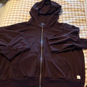Dark Purple Zip-Up Hoodie